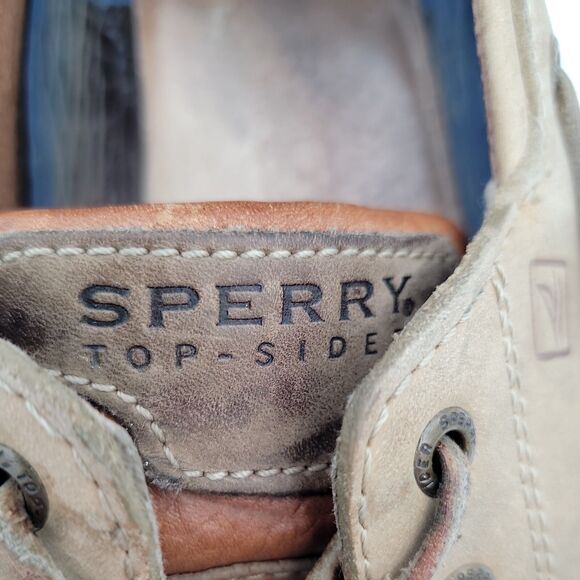 Sperry Top Sider Mens10M Boat Shoes Leather 0777940 Slip On Comfort Preppy EUC - Picture 6 of 16